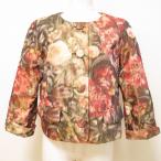 #anc 49AV. Junko Shimada 49AV. JUNKOSHIMADA жакет 40 bronze красный серия мульти- с хлопком цветочный принт глянец женский [923149]