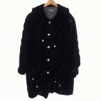 #wnc Leilian Leilian пальто 9 чёрный велюр style с хлопком женский [928481]