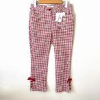 #anc гарантия Lee Visconti GALLERYVISCONTI брюки 2 белый красный черепаха задний проверка Heart лента с биркой прекрасный товар женский [929048]