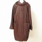 #wnc Leilian Leilian пальто 13+ светло-коричневый тон с хлопком Zip выше с капюшоном . большой размер длинный женский [933099]