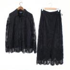 #anc Nicole nicole выставить чёрный две части сетка вышивка рисунок боковой застежка-молния женский [934440]