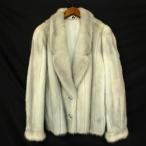 #wnc サガミンク SAGAMINK 毛皮コート F グレージュ系 ミンク ファー レディース [934491]