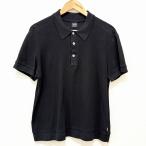 #snchyu-go* Boss HUGOBOSS рубашка-поло L чёрный короткий рукав мужской [936366]