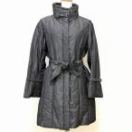 #wnc spec chioSPECCHIO пальто 40 серый серия с хлопком глянец мех кролика воротник-стойка ремень шнур имеется женский [936978]
