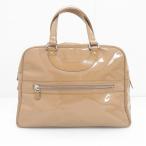 #anb ジャックルコー JACQUES LE CORRE ハンドバッグ ベージュ エナメル パテント レザー フランス製 レディース [941071]