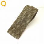 #anzt Chanel CHANEL галстук хаки серия белый вязаный здесь Mark CC окантовка мужской [943783]