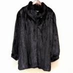 #wnc Ran bru тонн Onward Rambulton ONWARD пальто L чёрный серия меховое пальто норка женский [945025]