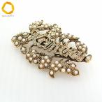 #anza Kaneko Isao KANEKO ISAO брошь Gold стразы жемчуг Logo женский [969526]