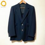 #anc Lanvin LANVIN PARIS одиночный жакет темно-синий S2B необшитый на спине боковой Benz mo волосы . серебряный кнопка стежок мужской [974181]