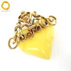 #anza Christian Lacroix ChristianLacroix брошь Heart Gold желтый цвет женский [983323]