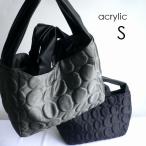 acrylic アクリリック バッグ S bag 2WAY ナイロン PVC トート 1301 カーキ/ブラック/モノトーン