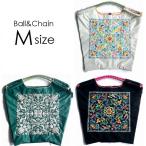 正規品 BALL&CHAIN ボールアンドチェーン バッグ エコバッグ トート ショルダー Mサイズ HAWAIAN ハワイアン ハワイ FLOWER BANDANA 花柄 フラワー バンダナ