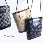 CARMINE カーマイン スマホショルダー ポシェット バッグ SSDT 水玉 ドット SSTR 星柄 スター ゴールド グレー ピンク