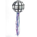 プレゼント コスチューム ミラーボール型 ひも式ピニャータ パーティーグッズ バースデー 誕生日 お祝い 風船