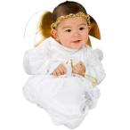 リトル エンジェル バンティング コスチューム 赤ちゃん ハロウィン 天使 おくるみ 衣装 服 かわいい 白 ベビー プレゼント お祝い コスプレ