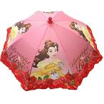 ディズニープリンセス 傘 プリンセス 美女と野獣 グッズ ベル 子供用 赤 ピンク バラのように美しい