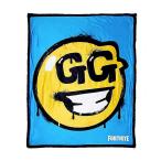 フォートナイト グッズ  GGスマイリーフェイス フリース ブランケット 毛布