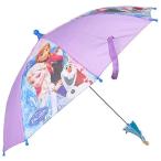 梅雨 対策 グッズ アナと雪の女王   ディズニー 傘 子供用 71cm   雨具 アナ エルサ オラフ パープル
