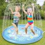 プール 家庭用 水遊び おもちゃ 噴水 シャワー キッズ スプラッシュ パッド プレイマット ベビープール