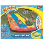 スリップ & スライド プール 家庭用 水遊び 子供 トリプル ウォーター スライダー 夏 水浴び 外遊び 大型 遊具