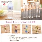 ハーバリウム キット 花材 手作り 【17％OFF】【5本分】ハーバリウムお試しキット【Aタイプ】（オイル1本、ガラス瓶5本、花材セット5種類）