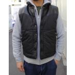 SALE! SMART SPICE Smart специя LEATHER YOKE DOWN VEST кожа плечо yoke с хлопком лучший бесплатная доставка 