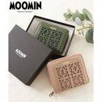 ファッション雑貨 MOOMIN ムーミン 2ツ折 折財布 婦人財布 ウォレット 二つ折 コンパクト財布 小さい財布 きれいめ 北欧 (アクアカルダ 送料無料)