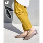  повседневная обувь обувь 4E широкий свободно широкий большой размер женский metal отметка Bab -shu ходить на работу low каблук церемония входить . тип ( aqua karuda)