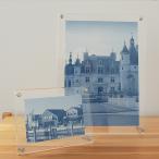 フォトフレーム A4 テーパード おしゃれ 写真立て 壁掛け 卓上 UVカット アクリル『フォトフレーム(テーパードタイプ)A4サイズ』