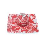  Sakura .. красный маленький угол тарелка аромат установить керамика ACSWEBSHOP оригинал 