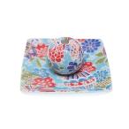  столица . синий маленький угол тарелка аромат установить керамика ACSWEBSHOP оригинал 