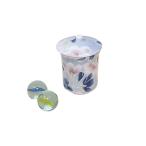ミニチュア陶器 蓋付 湯飲み 大 青染桜 ミニチュア食器 日本製 ACSWEBSHOPオリジナル