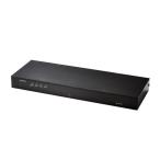 ELECOM パソコン切替器(KVM) [VGA(D-sub15pin)/4ポート/ラック式] (KVM-RVUSN4)