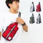 ランナー ボディバッグ ワンショルダー メンズ 男子 大人ファスナー ナイロン PUレザー ストリート ファッション カジュアル ストリート