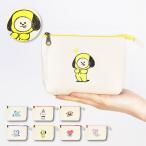 Yahoo! Yahoo!ショッピング(ヤフー ショッピング)BT21 公式ライセンス商品 化粧ポーチ 2ルーム 小物入れ ポーチ 3ポケット レディース 女子 通勤 通学 旅行 大人 学生 子供 かわいい キャラクター グッズ