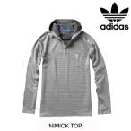ADIDAS アディダス レイヤー NIMICK TOP CORE HEATHER/WHITE