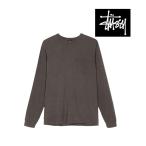 ショッピングstussy STUSSY ステューシー カモ ストック ピッグ ダイド 長袖 Tシャツ CAMO STOCK PIG. DYED POCKET LS TEE BLACK 1954248