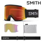 ショッピングred SMITH スミス ゴーグル SQUAD XL GOGGLE BLACK スペア付 クロマポップ CHROMAPOP EVERYDAY RED MIRROR + STORM YELLOW アジア フィット