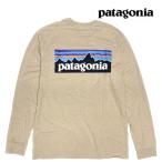 ショッピングpatagonia PATAGONIA パタゴニア ロングスリーブ P-6 ロゴ レスポンシビリティー メンズ Tシャツ LONG-SLEEVED P-6 LOGO RESPONSIBILI-TEE ORTN OAR TAN 38518 長袖