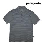 ショッピングpatagonia PATAGONIA パタゴニア デイリー ポロ DAILY POLO FMSG FATHOM STRIPE: FORGE GREY 53251