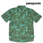PATAGONIA パタゴニア ゴー トゥ シャツ GO TO SHIRT CWGN CLIFFS AND WAVES_ CONIFER GREEN 52691