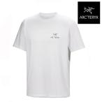 ARC'TERYX アークテリクス クラッグ SL コットン バード ワード ショートスリーブ Tシャツ KRAGG SL COTTON BIRD WORD SS WHITE LIGHT/BLACK X000009535