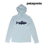 ショッピングパタゴニア PATAGONIA パタゴニア キャプリーン クール デイリー グラフィック フーディ CAPILENE COOL DAILY GRAPHIC HOODY FTFL FITZ ROY TROUT: FLECK BLUE 45325