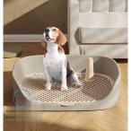 ペットトイレトレー 犬 しつけ 犬用トイレトレー 犬用トイレ 囲い フチ スノコ ペットトイレ トレーニング 足上げ レギュラーサイズ おしゃれ