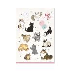 G.C.PRESS　便箋　マイキャット　ヨコ罫　302-68｜レターセット 手紙 猫 ラグドール アメリカンショートヘアー 箔押し