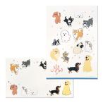 G.C.PRESS бумага для писем / конверт комплект мой собака ширина .l канцелярские товары письмо комплект письмо собака игрушка пудель такса . вдавлено .