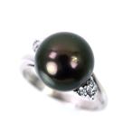 Pt900 �֥�å��ѡ��� ��� 11�� ������ 11.3mm ������ 0.12ct ���奨�꡼ ��ǥ����� �����ȥ��