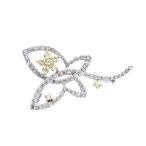 K18WG��K18YG 2WAY �֥����� �ڥ����ȥȥå� �Х��ե饤 �ե� ��������� 0.94ct ���奨�꡼ 18�� ��ǥ����� �����ȥ��