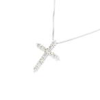 ������ �ͥå��쥹 ��ǥ����� ��С����֥� ��������� �֥�å������� 0.46ct 18K �ۥ磻�ȥ������ ���奨�꡼ �����ȥ��