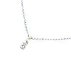 ��������ɥͥå��쥹 ��γ ������ 0.13ct Pt850 40cm �ͥå��쥹 ���� ��ǥ����� �����ȥ��